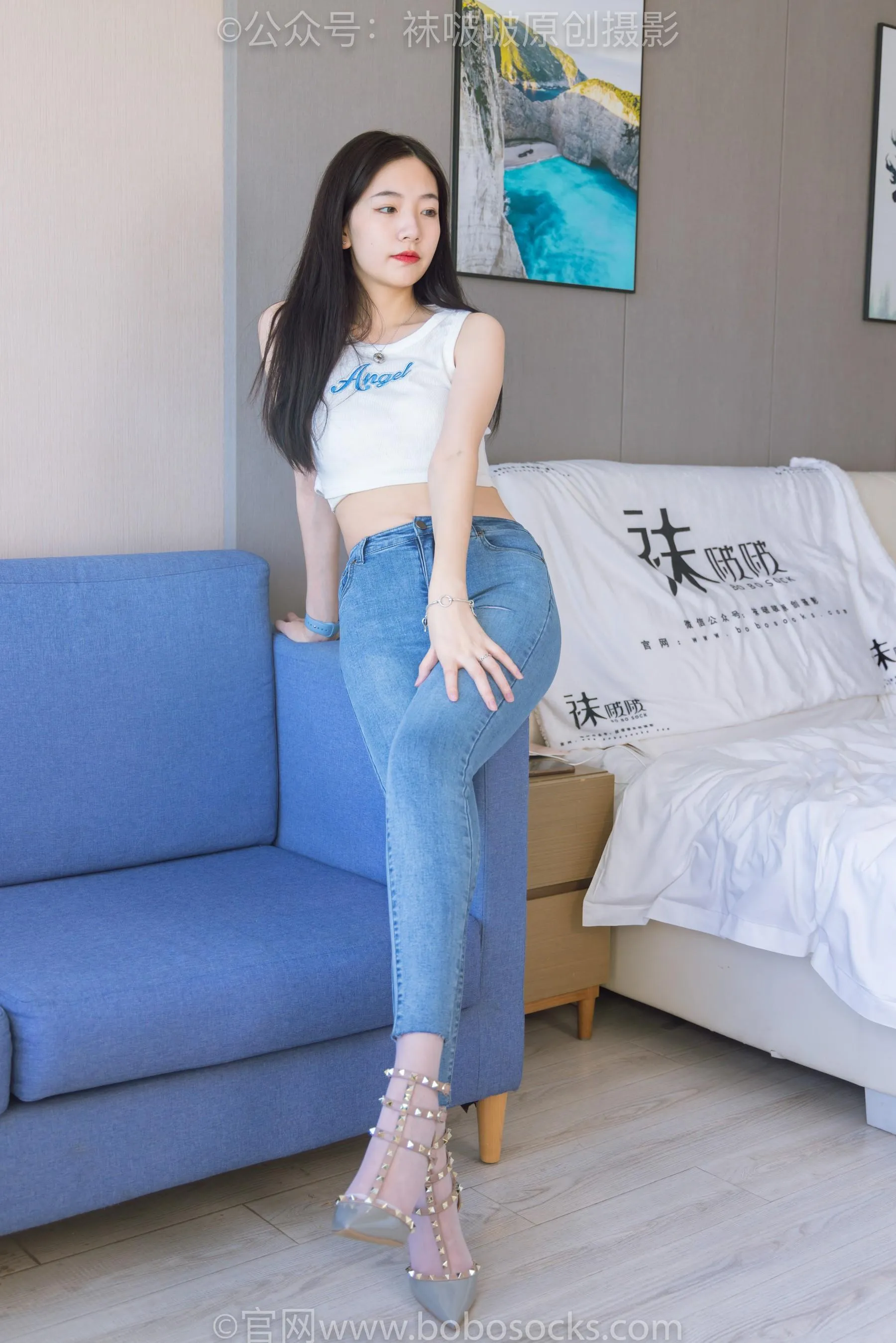 [BoBoSocks袜啵啵]NO.201 小甜豆-高跟鞋、白丝 [87P]插图5